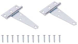 T-HINGE LD STEEL 3IN ZINC PLTD