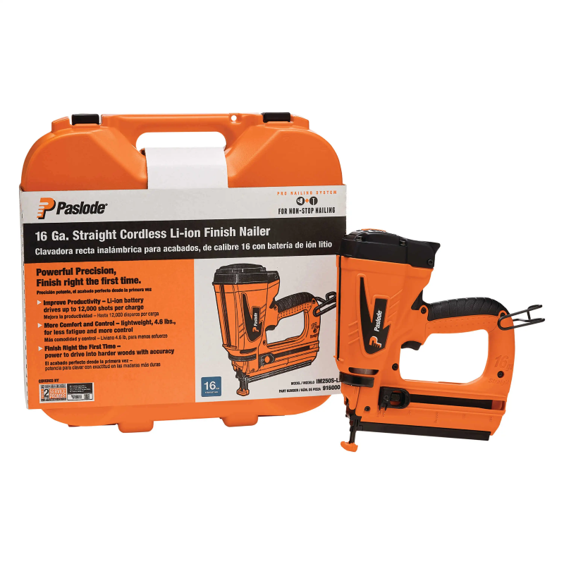 IM250S-Li Fuel System Cordless 16 Gauge Straight Finish Nailer By Paslode (916000/0)