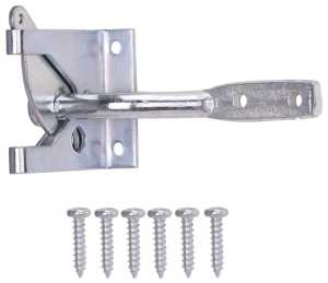 LATCH GATE UNIV ZN PLATED STL