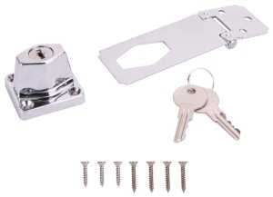 HASP SAFETY KYD 3-1/2 CHROME