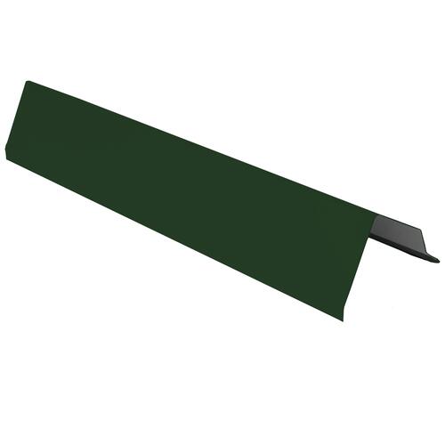 10 ft. - 2 in. Green Steel Trim Eave/Drip Edge