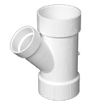 2" PVC WYE 2"x2"x1-1/2"