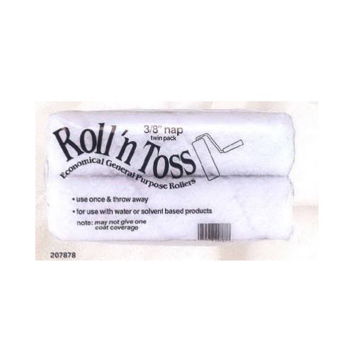 PAINT ROLLER COVERS 9"x3/8" 2PK