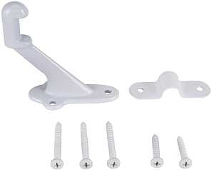 BRACKET HANDRAIL WHITE ZINC
