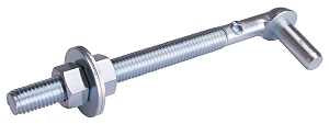 LR083 ZNC BOLT HOOK 1/2X6IN