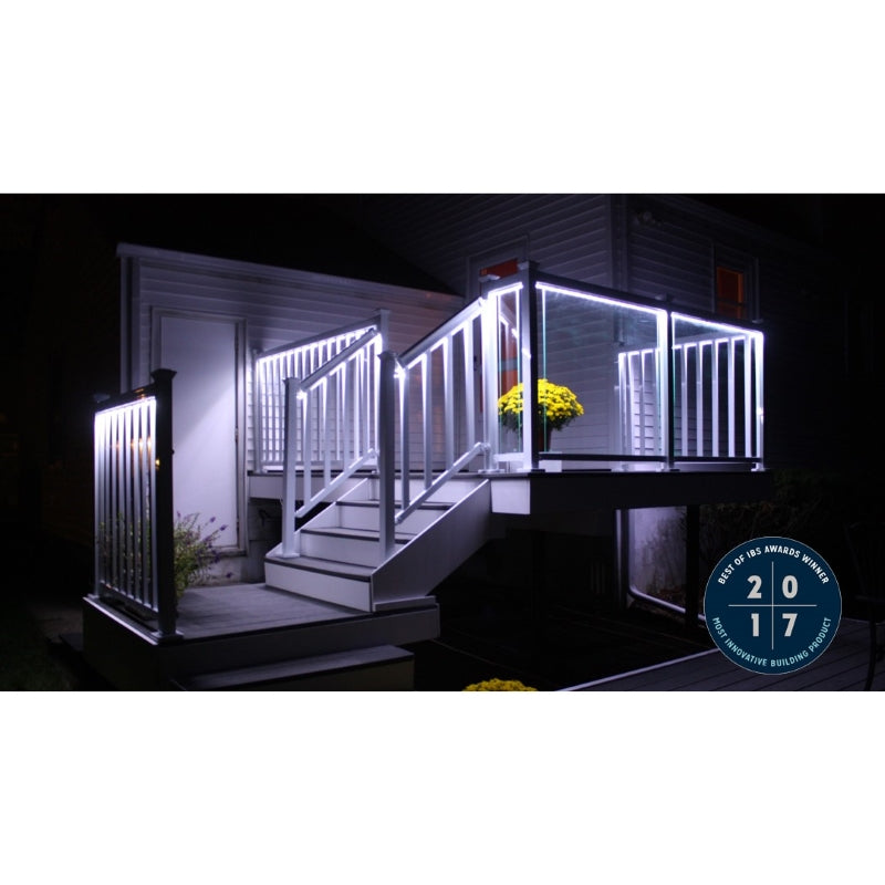 Regal Rail 78" LED Lighting Strip For 6' Railing Section Feature Deck Photo