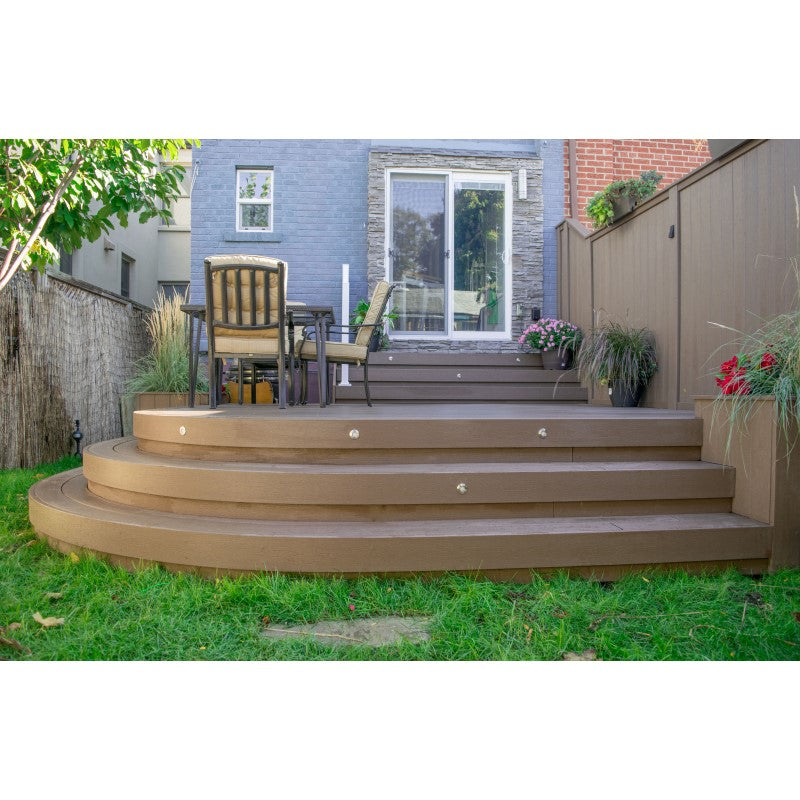 TruNorth Enviroboard 3/4 in. x 8 in. x 12 ft. Mocha Square Edge Composite Fascia Boards