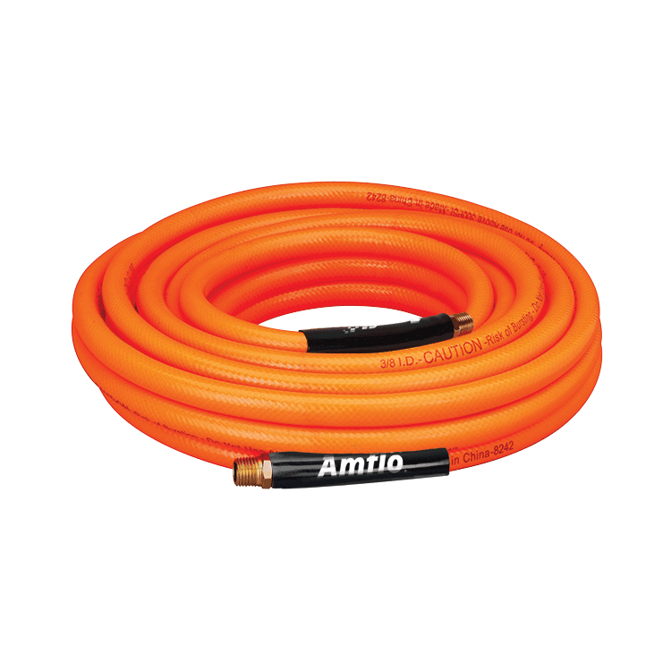 Amflo 3/8 in. x 25 ft. Orange 300 PSI PVC Air Hose