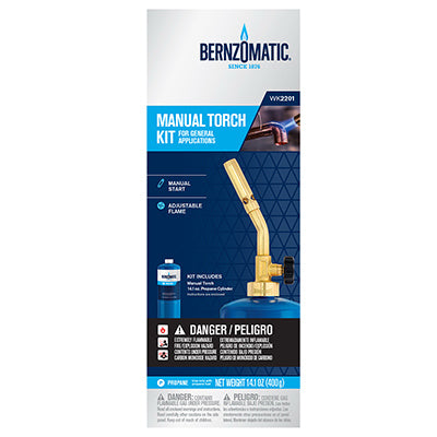 BernzOmatic 14.1 oz. Pencil Flame Manual Ignition Propane Torch Kit - 2 pc