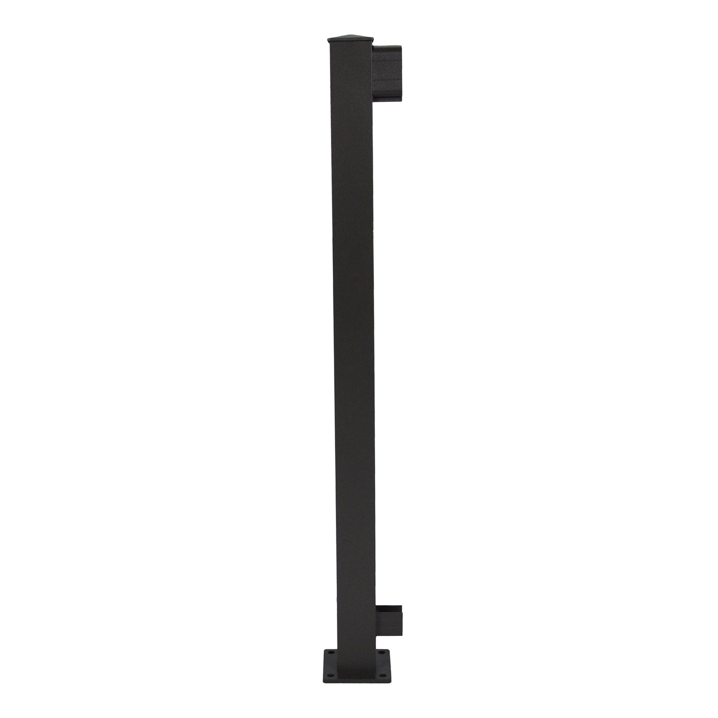 Regal Rail 36" Black Aluminum Corner Post Feature Photo 2