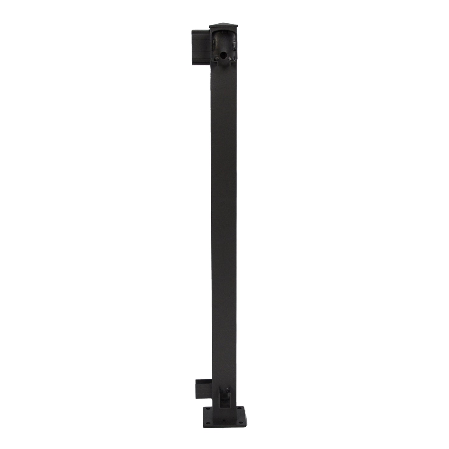 Regal Rail 36" Black Aluminum Corner Post Feature Photo 3