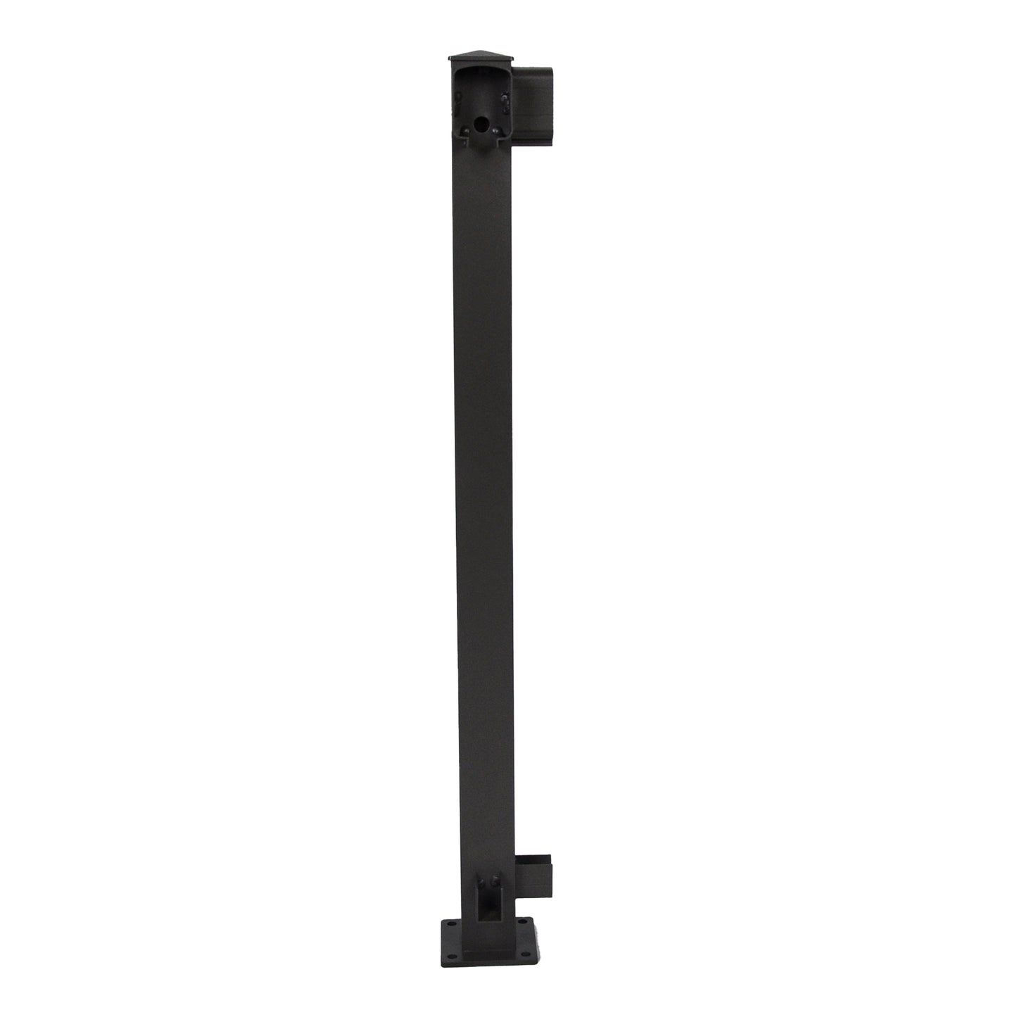 Regal Rail 36" Black Aluminum Corner Post Feature Photo 4