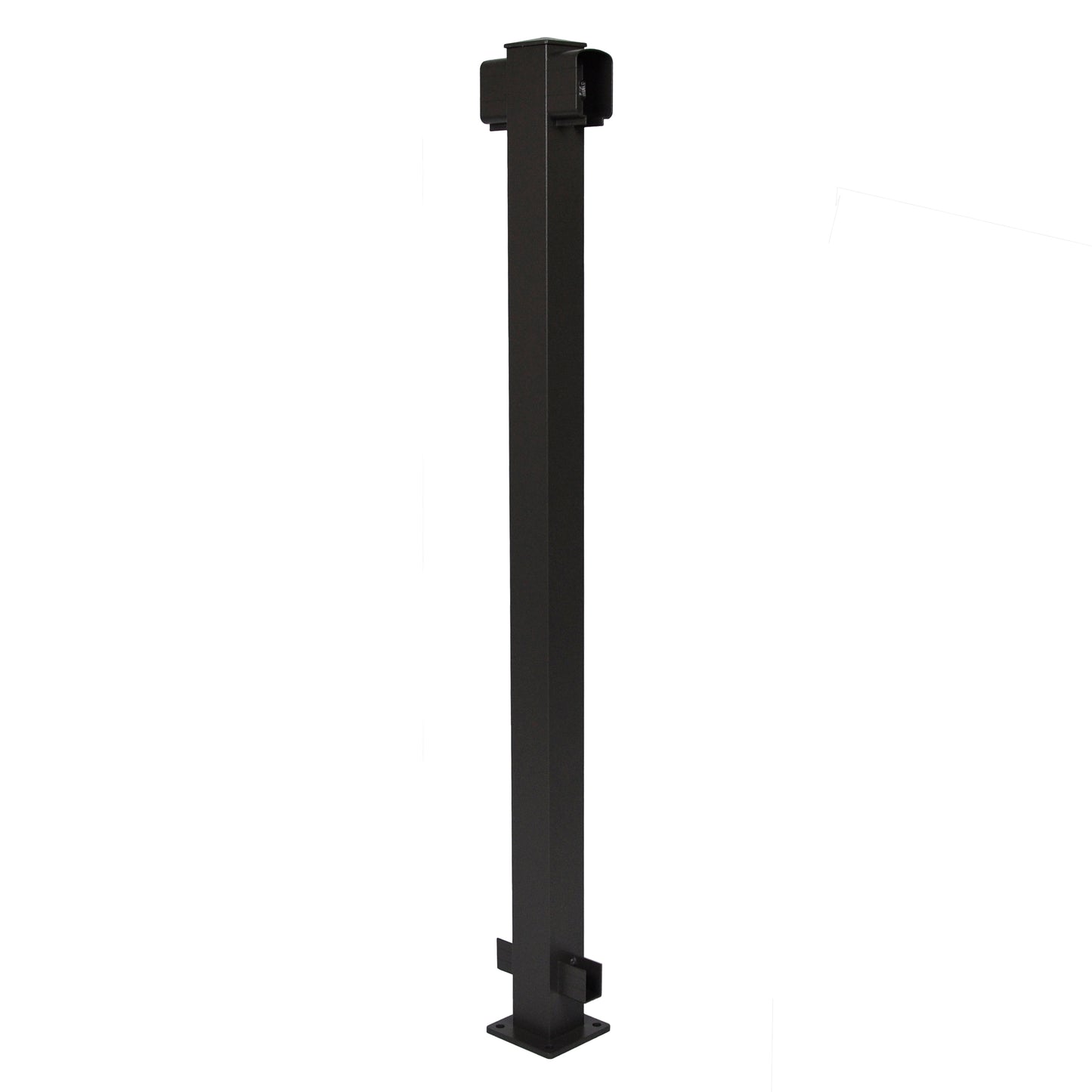 Regal Rail 36" Black Aluminum Line Post Feature Product Photo 2