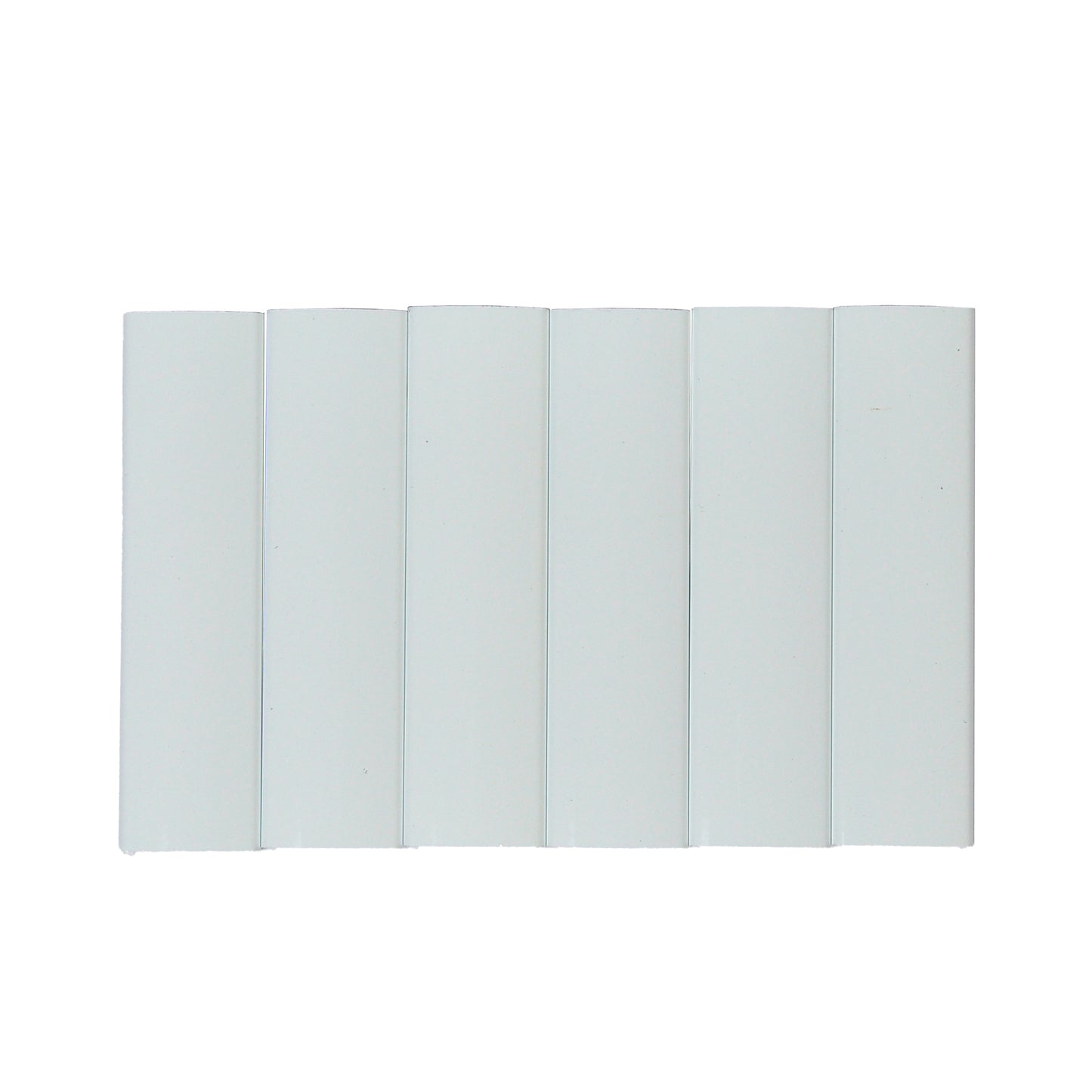 Regal Railing 4 in. White Horizontal Bottom Snap in Rail Spacer - 6 count