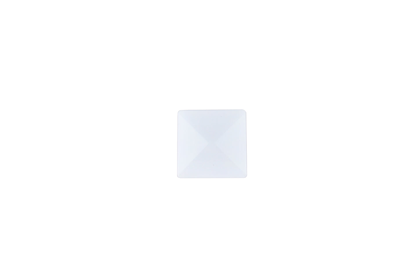 Regal Rail 42" White Aluminum Square/Bottom Stair Post Feature Product Photo 3