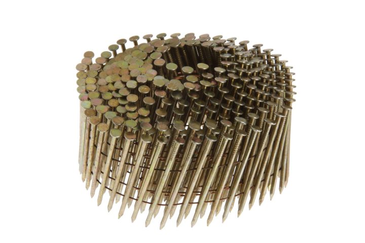 Grip-Rite #8 Framing 15 Degree Smooth Collated Fasteners Wire Weld Coil Nail - 3,000 pcs