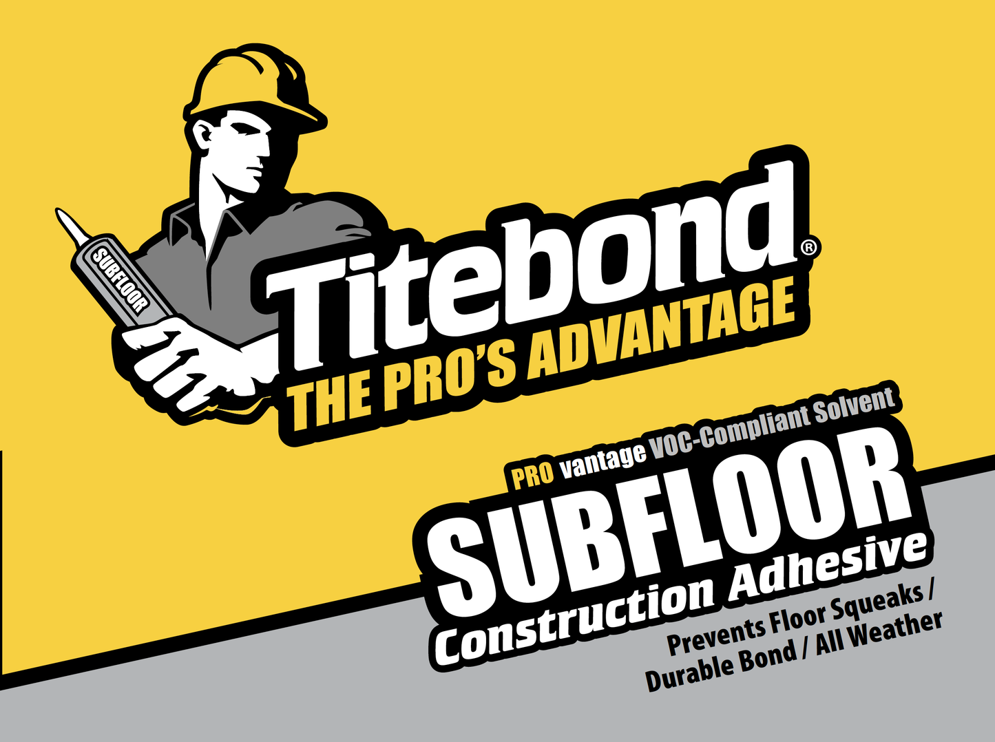 Titebond Contractor Grade Water-Based Subfloor Adhesive - 28 oz