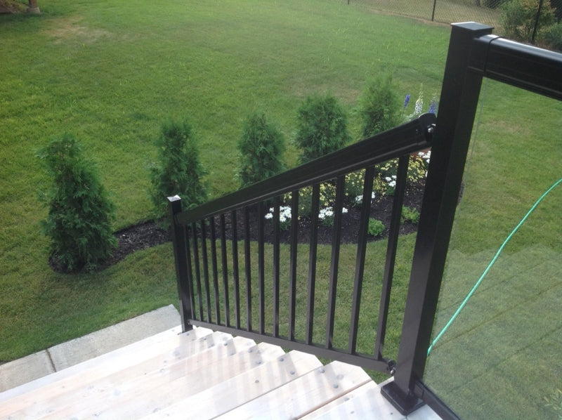 Regal Rail Black Aluminum Universal Bracket Feature Stage Photo