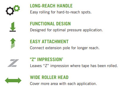 Huber ZIP Tape Roller With Marking Mechanism