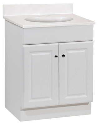 24" RICHMOND WHITE VANITY COMBO
