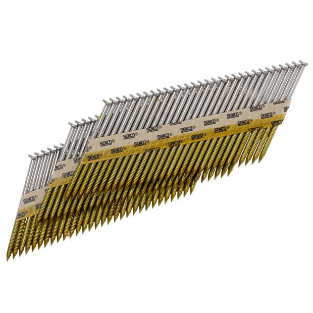 PNEUMATIC STICK NAILS 2 3/8" RINGED GALVANIZED PAPER STRIP CLIP HEAD 2M #601152