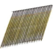 PNEUMATIC STICK NAILS 2-3/8" GALV RINGED WIRE STRIP ROUND HEAD 2M #634250