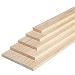 1x3x8' CLEAR SELECT PINE