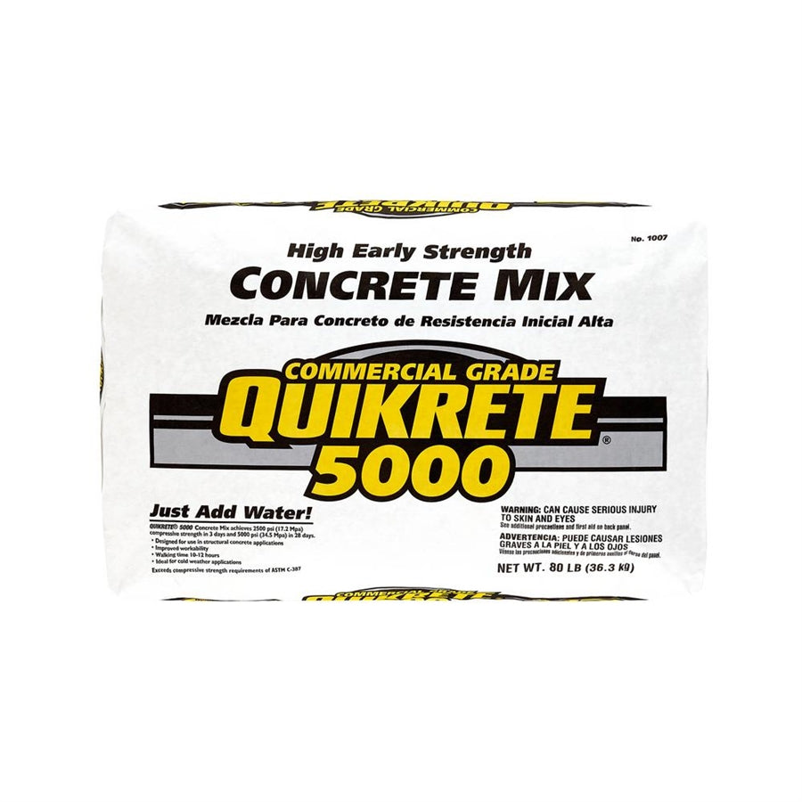 Quikrete 5000 High Early Strength Concrete Mix - 80 lb.