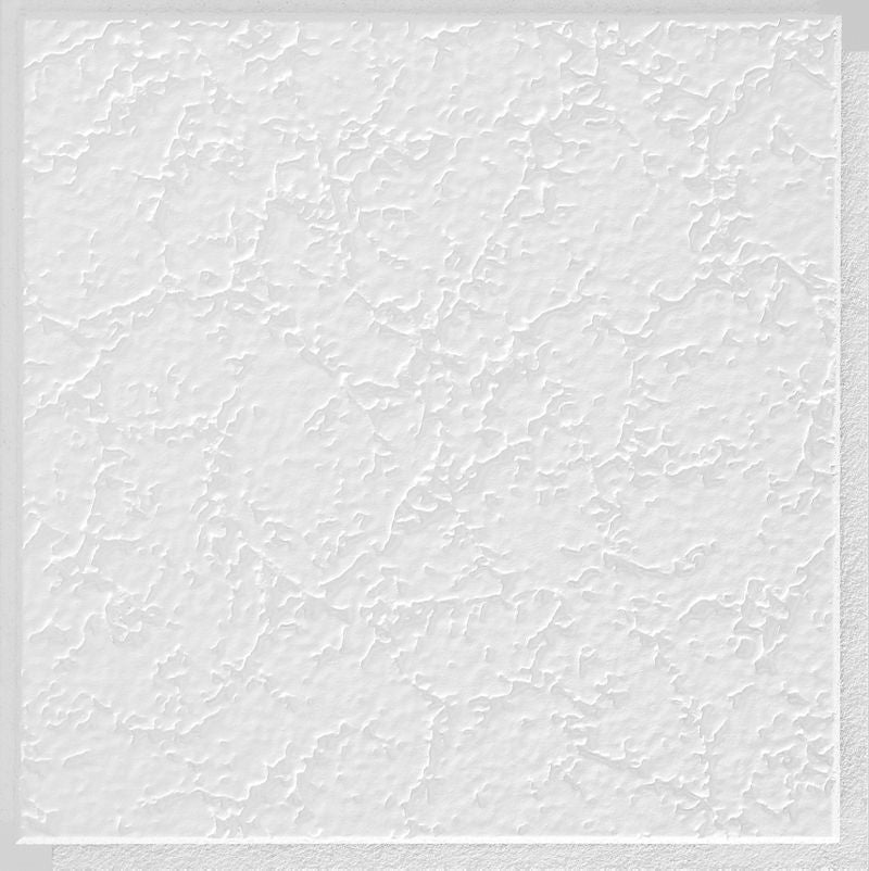 ARMSTRONG HOMESTYLE 258 WHITE GRENOBLE CEILING TILE - 12"x12"