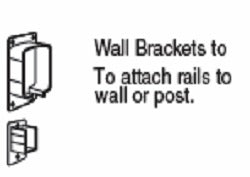 Regal Rail Black Aluminum Top and Bottom Horizontal Rail Bracket Feature Photo 4