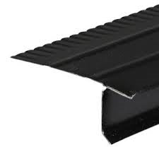 Black Aluminum Drip Edge (Wide Overhanging)