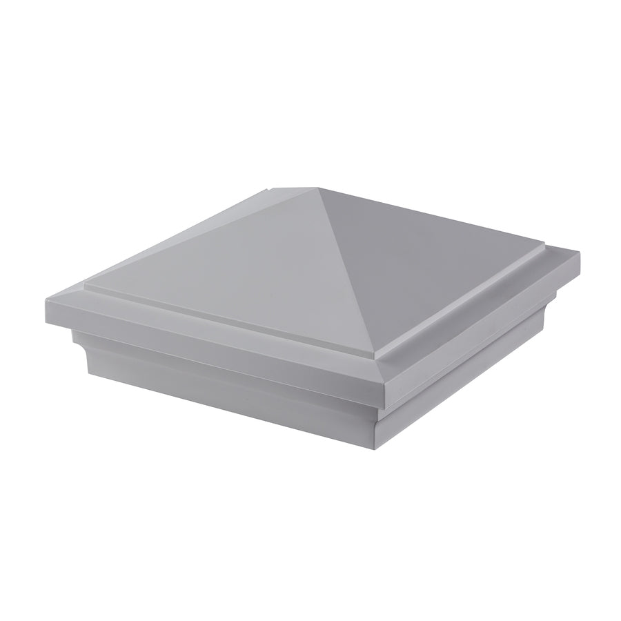 Fiberon Brio 5 in. x 5 in. White PVC Pyramid Cap