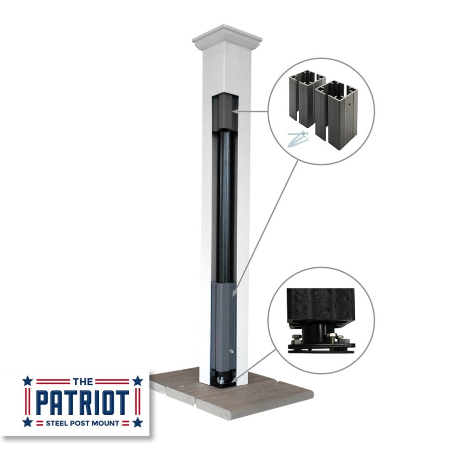 STEEL MOUNTING POST 4x4