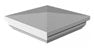 Barrette Outdoor Living 4 in. x 4 in. White New England Vinyl Post Cap