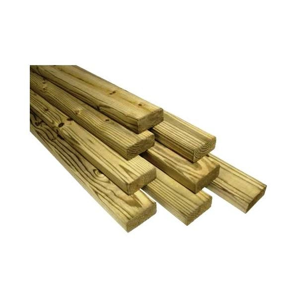 2 in. x 6 in. x 8 ft. #1 Grade Pressure Treated Pine Lumber Board