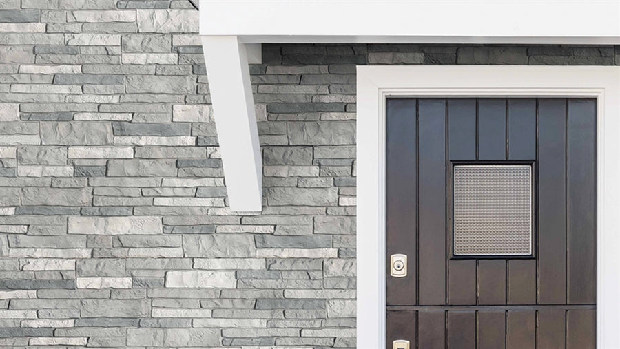 Tando Stacked Stone Glacier Bay Composite Siding Panel - 5.04 Square Feet