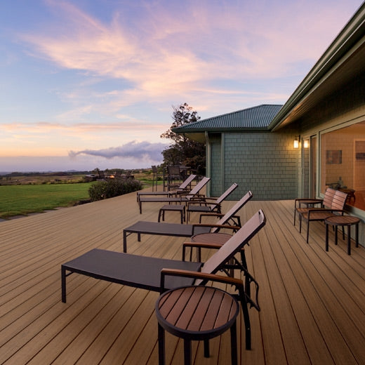 TimberTech Edge Prime+ 1 in. x 5.5 in. x 20 ft. Coconut Husk Grooved Edge Deck Boards