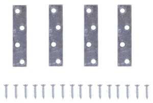 PLATE MENDING STL 3X3/4IN ZINC