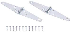 HINGE STRAP STEEL LD 3IN ZINC