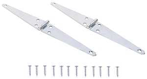 HINGE STRAP STEEL LD 6IN ZINC