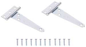 T-HINGE LD STEEL 4IN ZINC PLTD