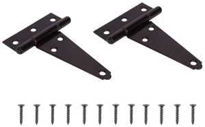 T-HINGE STL FIXPIN HD 4IN BLK