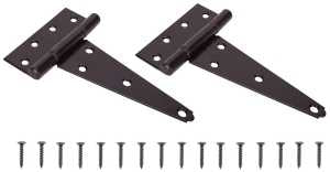 T-HINGE STL FIXPIN HD 6IN BLK