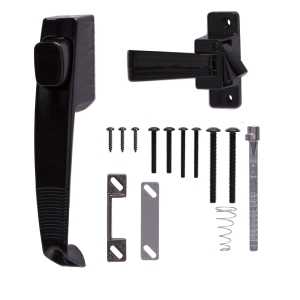 DOOR LATCH DIE CAST ZN BLACK