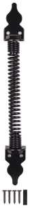 GATE SPRING ORNMT 13-3/4 BLK