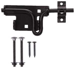 LATCH BOLT SLIDE BLACK STEEL