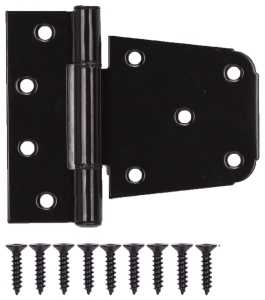 HINGE GATE HD BLK STL 3-1/4