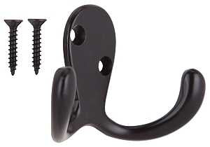 HOOK ROBE DBL PRONG ORB
