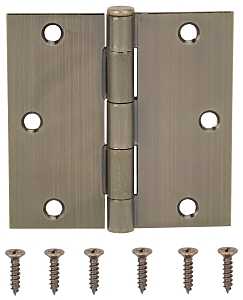 ANTBRS RES SQUARE HINGE 3.5IN