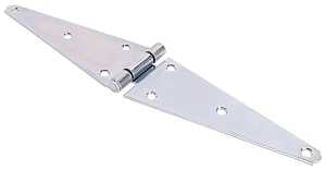 HD STRAP HINGE ZINC 8IN